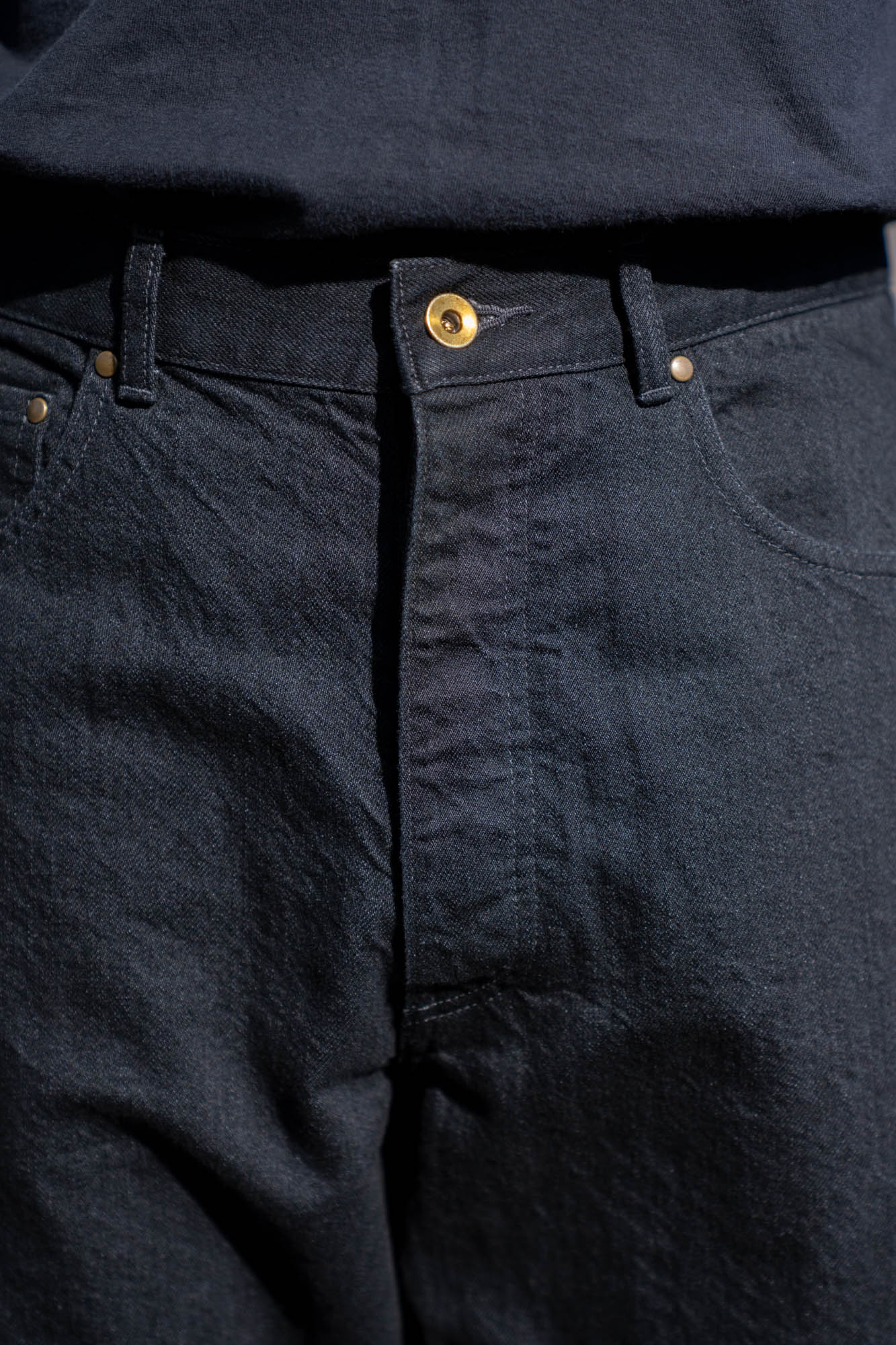 CO/HE PURE STRAIGHT DENIM