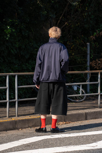 Pleated Balloon Sweat Shorts