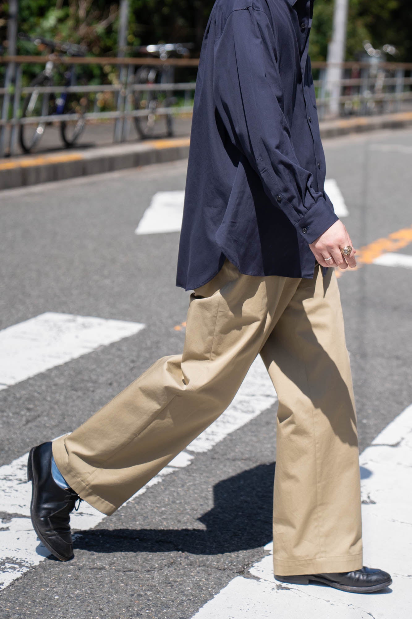 Soft Oxford Wide Shirts