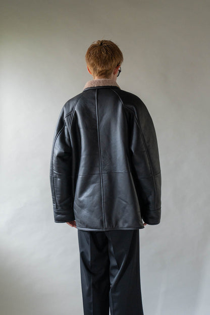REVERSIBLE MOUTON BLOUSON