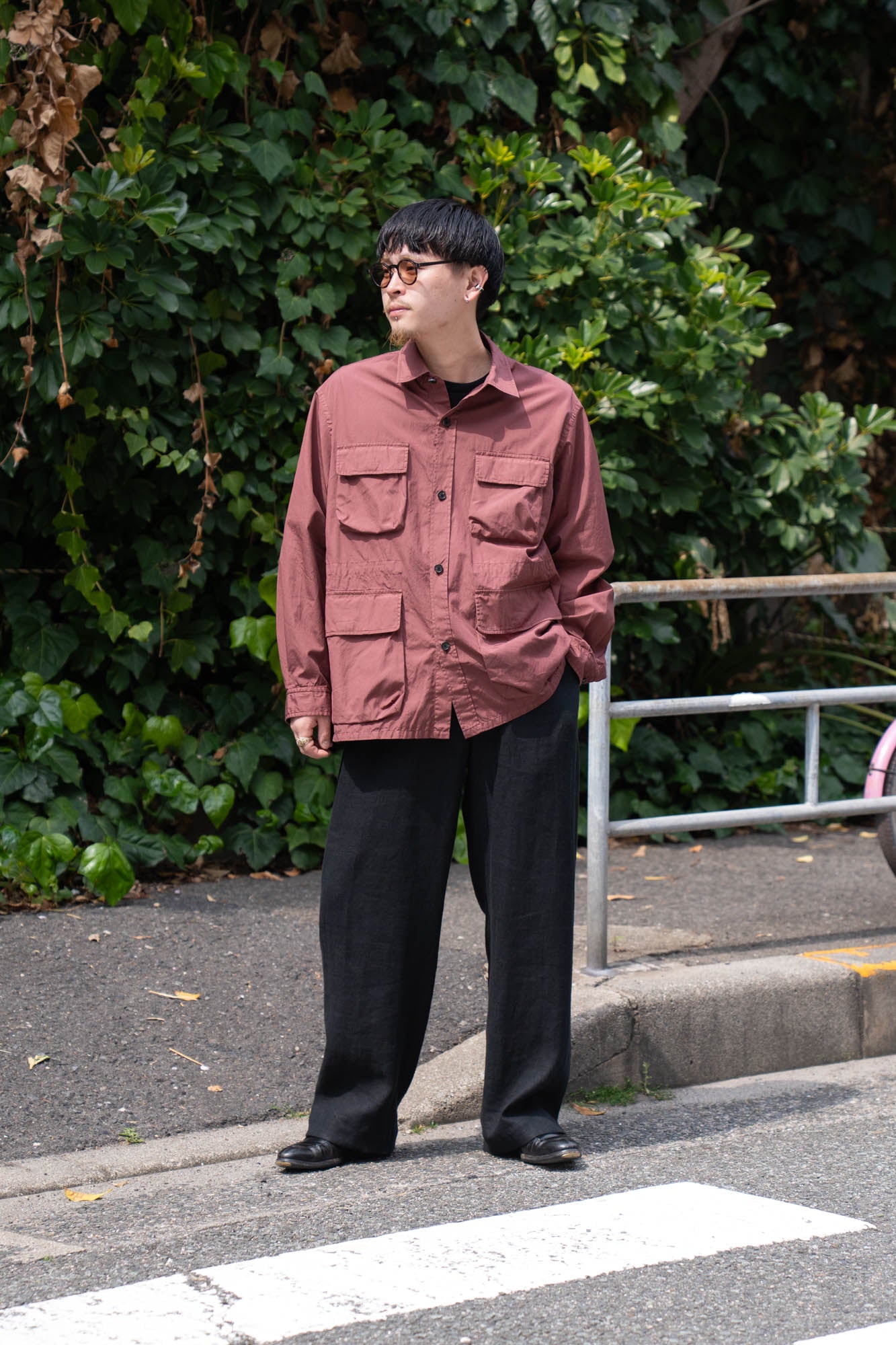 GARMENT DYE SAFARI JACKET