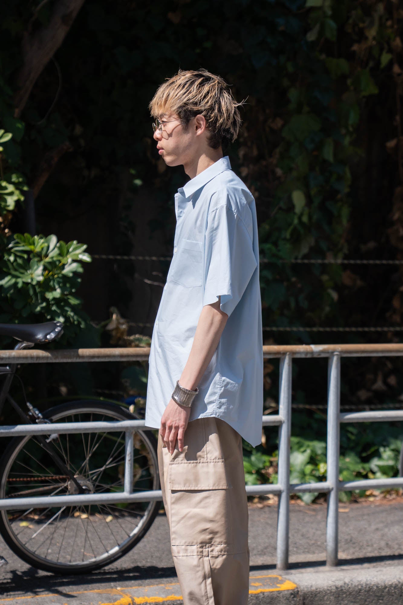 SUVIN COTTON OVERSIZED SS SHIRT(ST.1497)