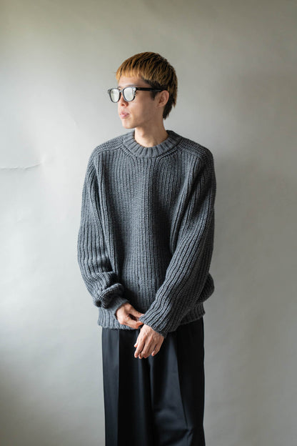 Belt. Slit Knit in Merinos d`Arles