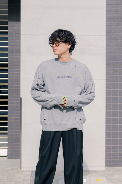 OVERSIZED REBUILD SWEAT LS