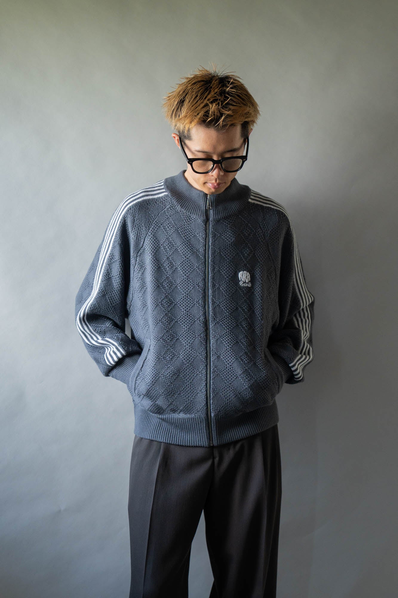 KNITTED TRAINING JACKET