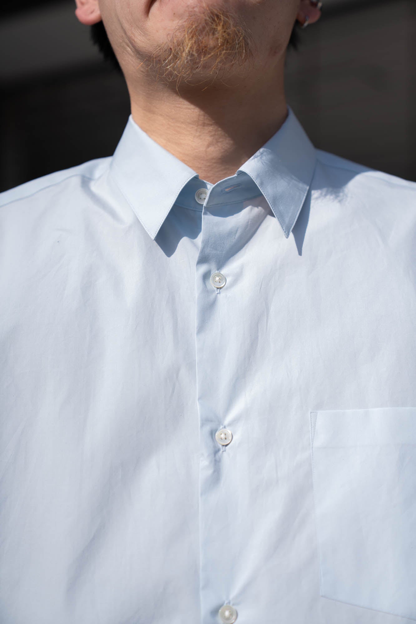 SUVIN COTTON OVERSIZED REGULAR COLLAR SHIRT(ST.1491)