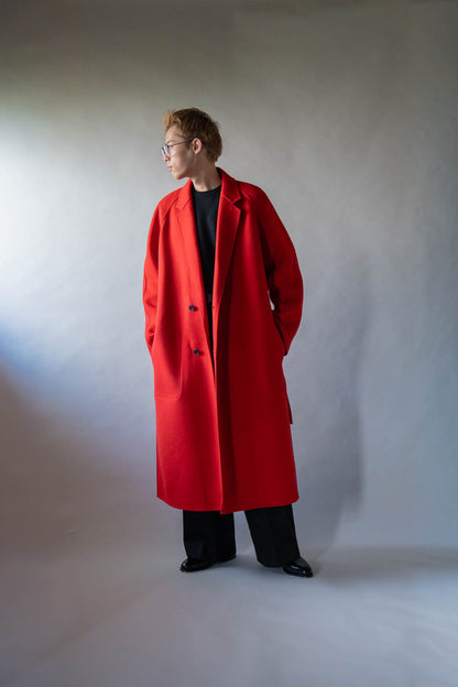 W/CA DOUBLE FACE NOTCH LAPEL COAT(ST.1544)