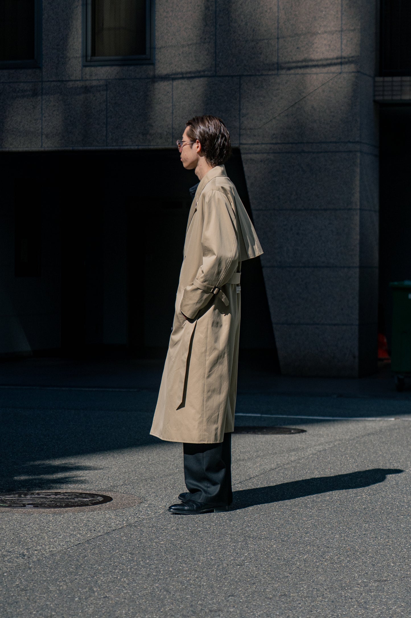 Pleats Yoke Coat