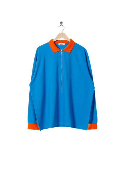 ZIP LONG SLEEVE POLO