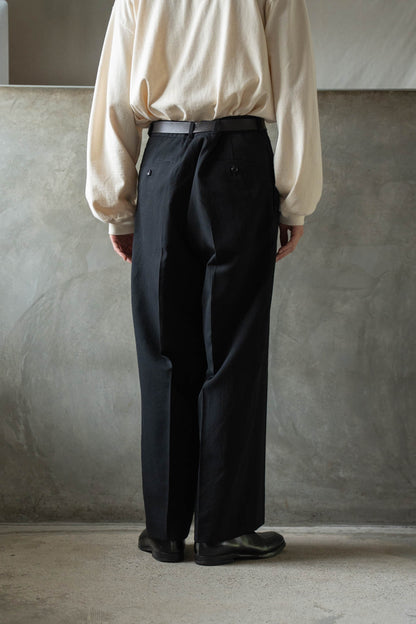Wool Gabardine Trousers