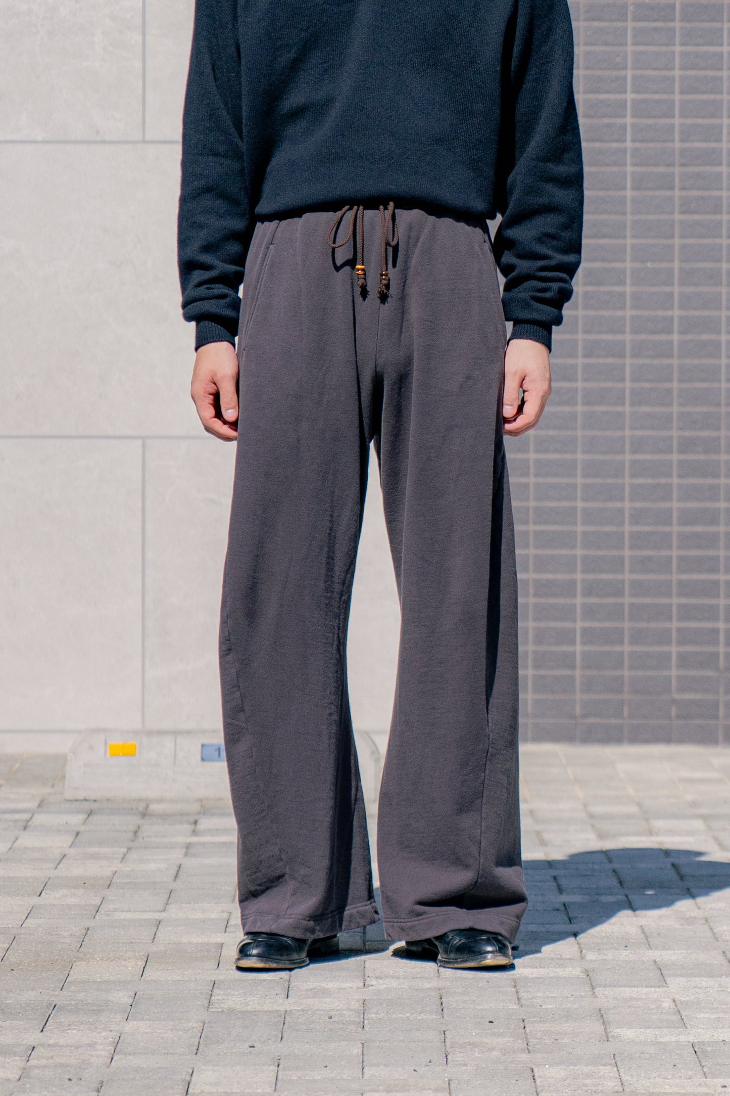 3D TWISTED LOUNGE WIDE PANTS