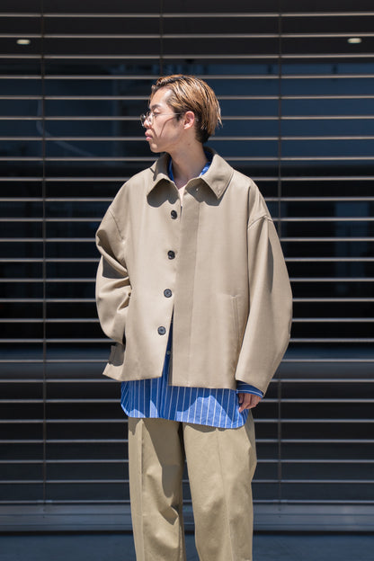 WOOL OVERSIZE SHORT COAT