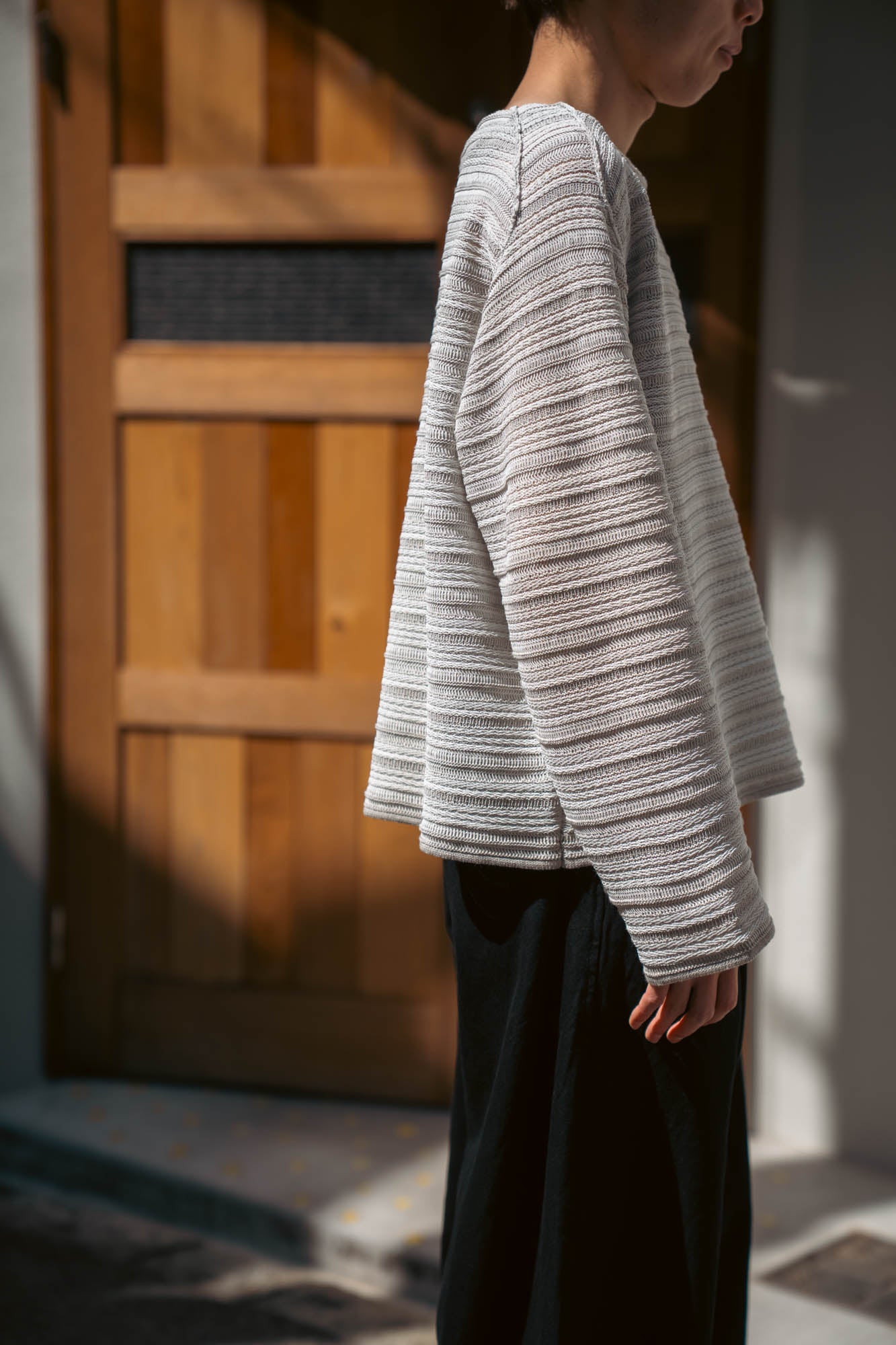 LACE KNITTING PULLOVER