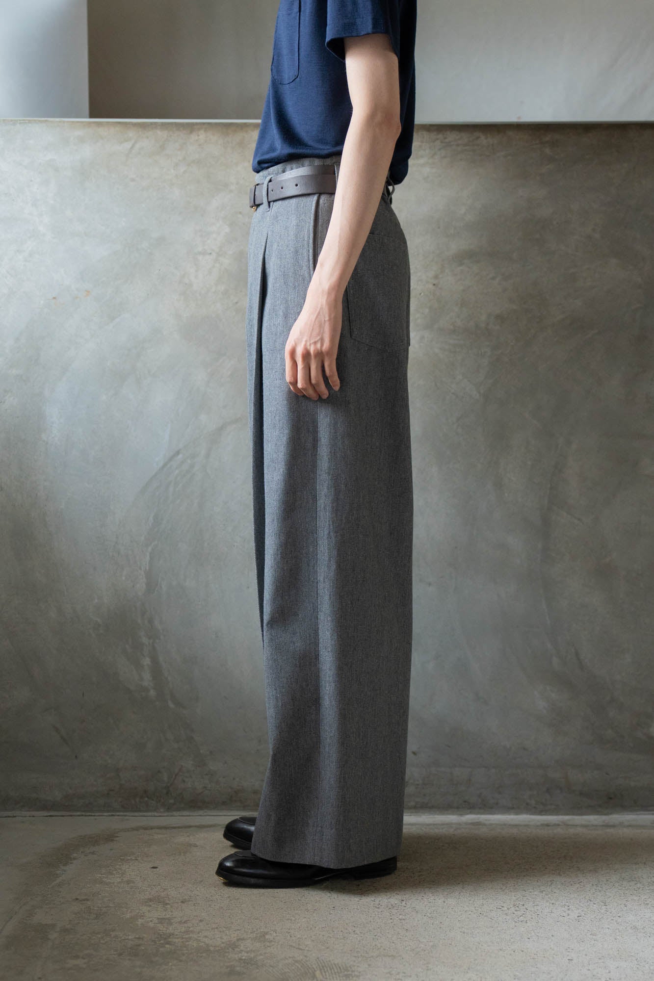 Tucked Wide Trousers