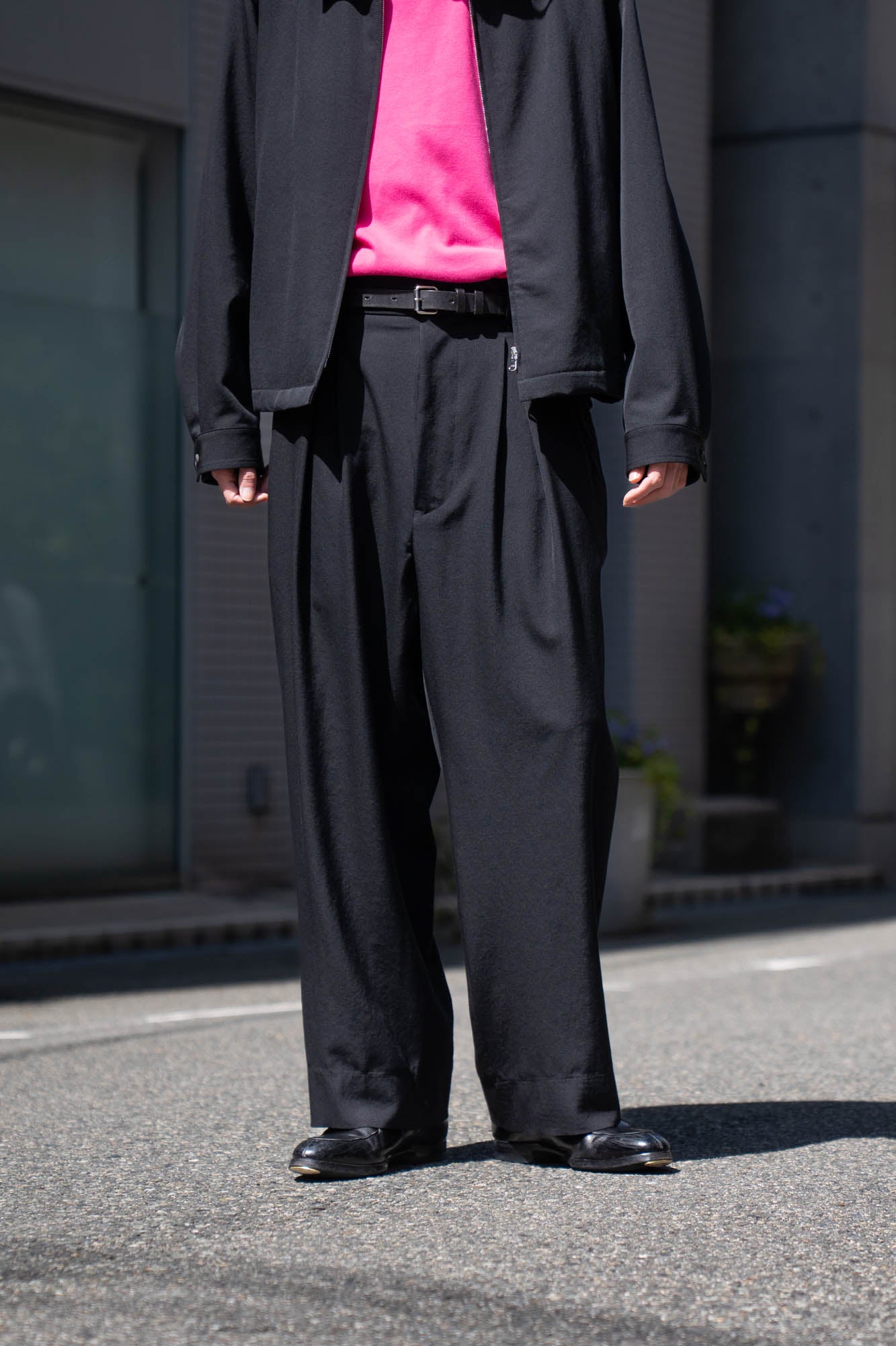 INVERTED PLEATS TROUSER