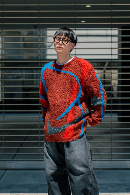 Jacquard-design knit