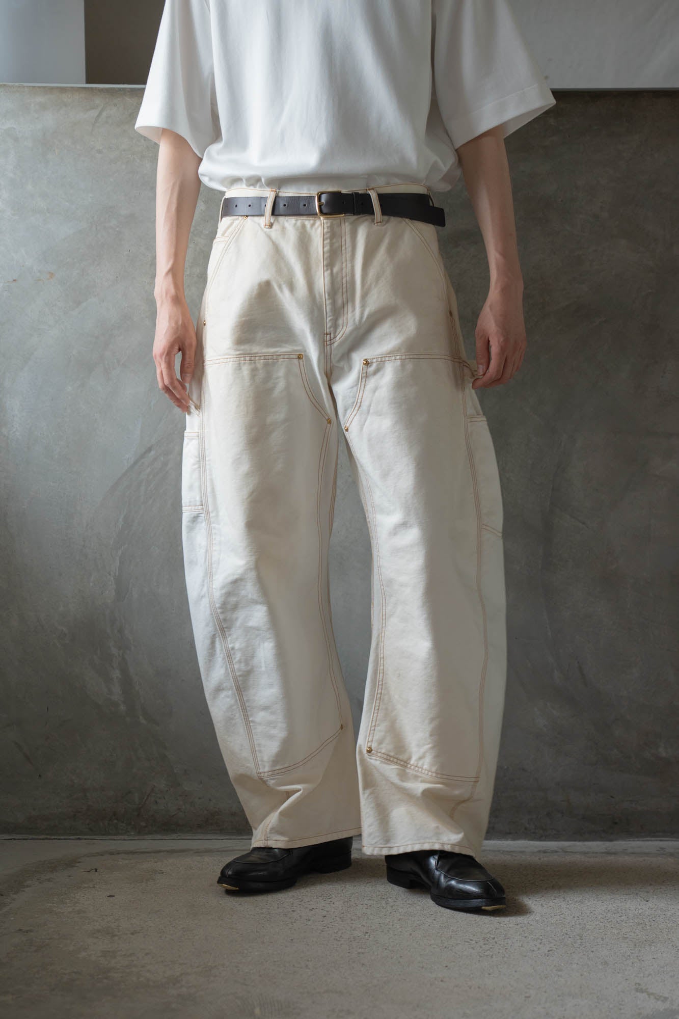 3D cutting painter pants