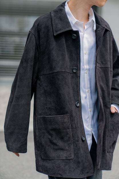 COW SUEDE CAR JACKET(ST.1218)