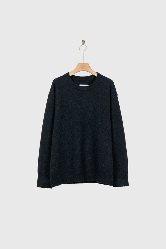 WOOL/ALPACA KNIT CREW NECK LS(ST.1294)