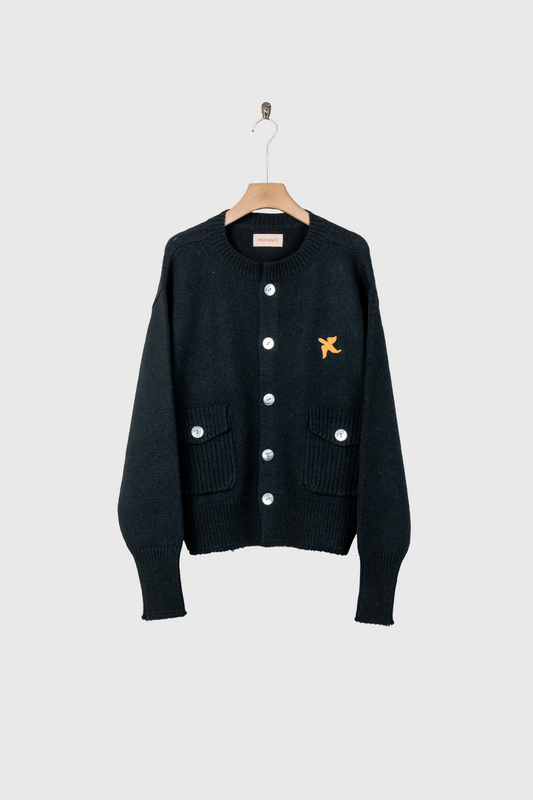 BIRD PATCH CARDIGAN