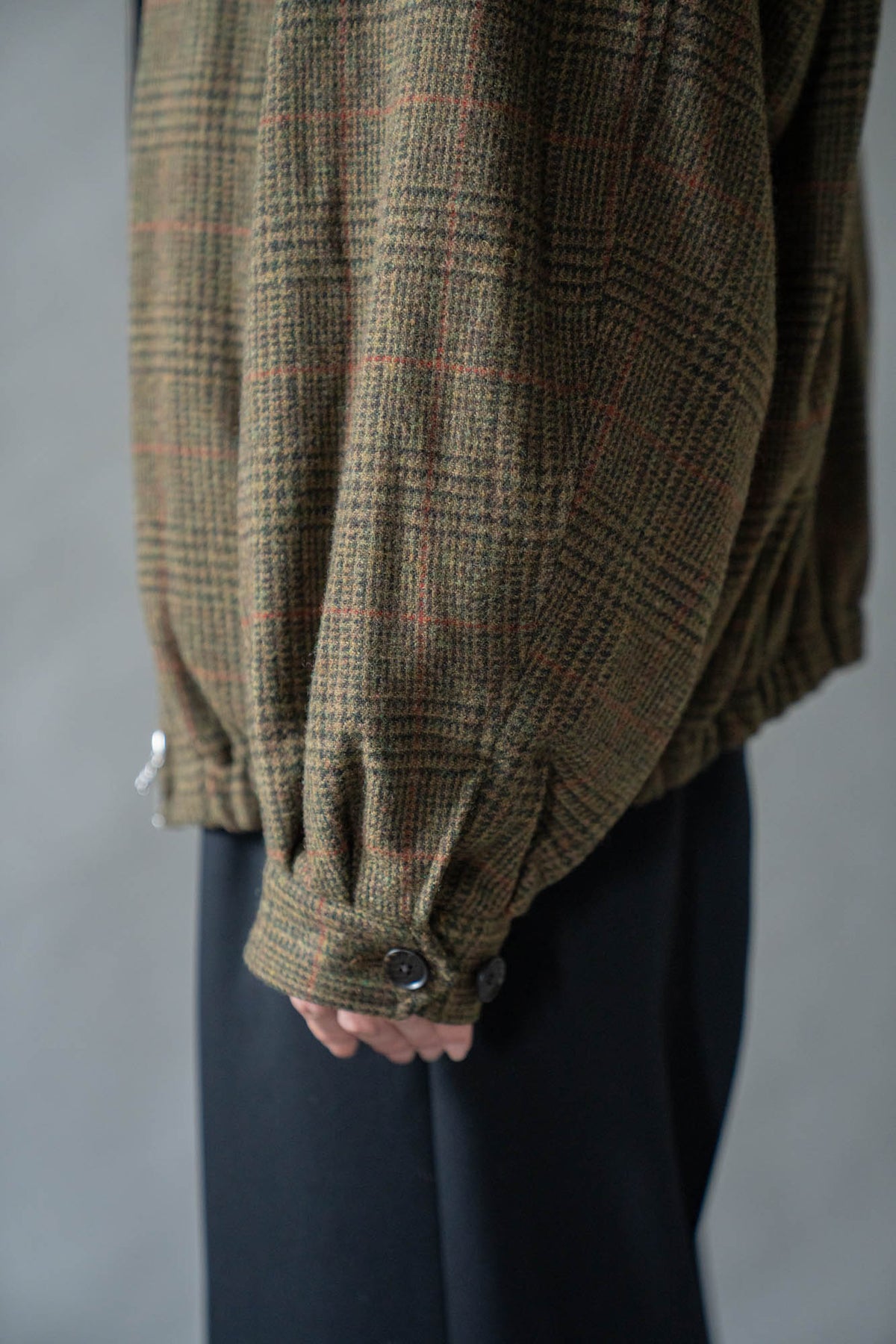 DETATCHABLE COLLAR BRITISH TWEED JACKET(ST.1577)