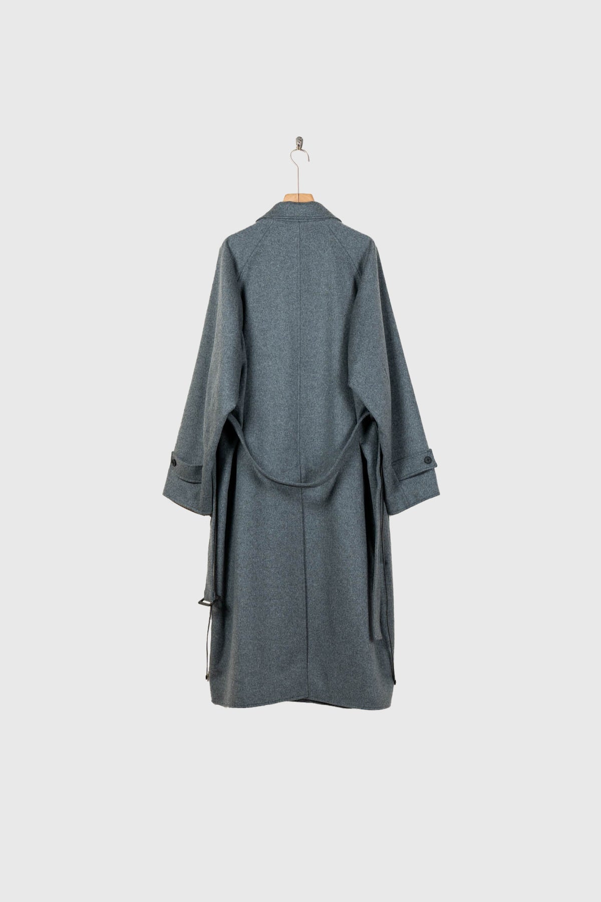 WOOL CASHMERE OVERSIZED PEAK LAPEL CHESTER COAT(ST.1533)