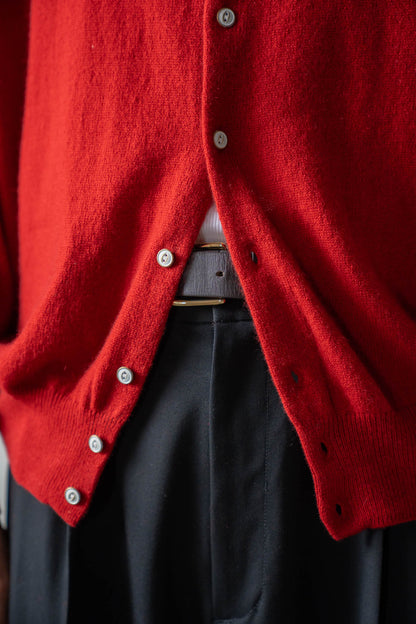 CASHMERE CREW NECK CARDIGAN .16