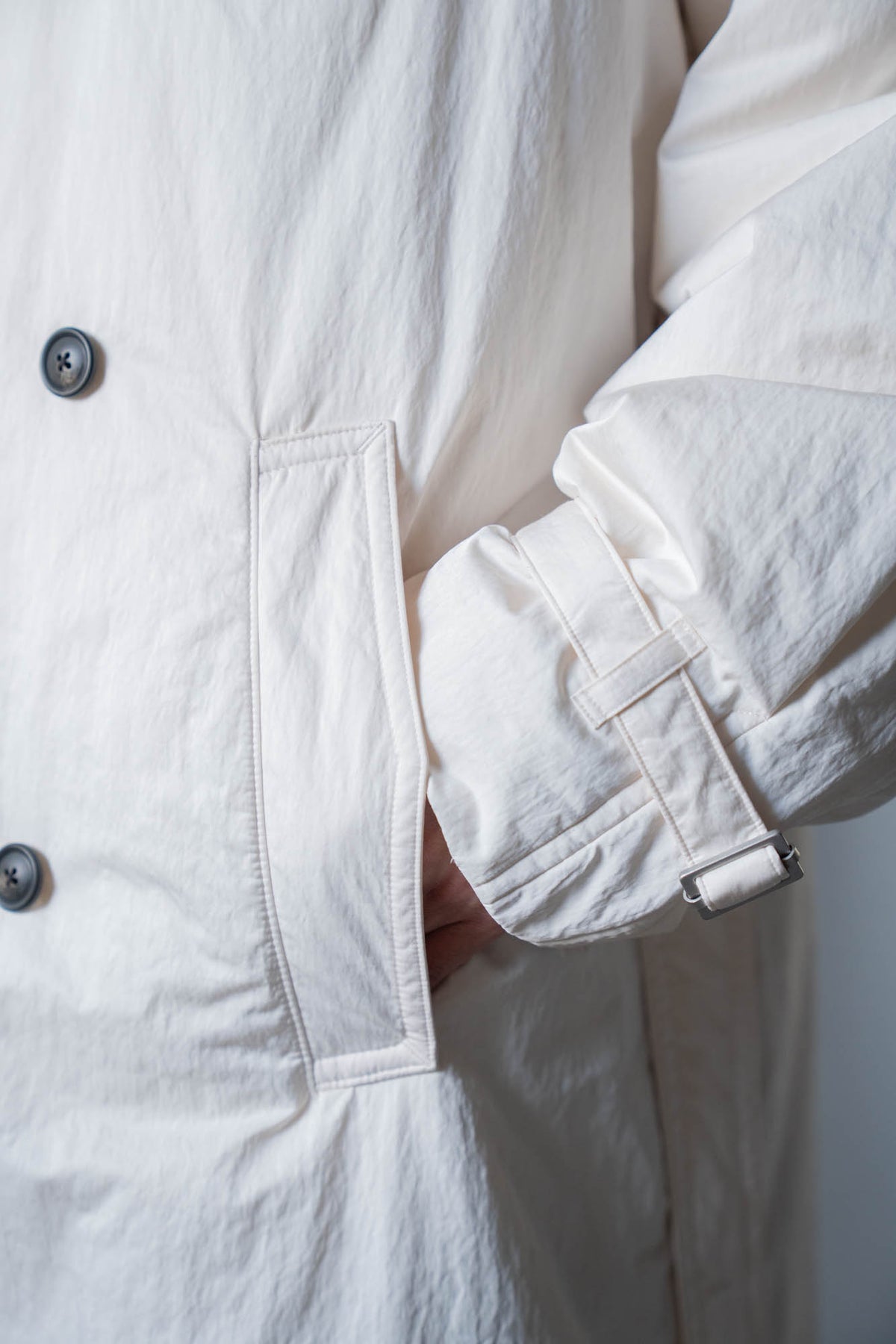 PUFFER TRENCH COAT　