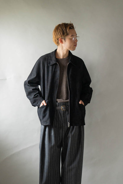 sheep suede blouson