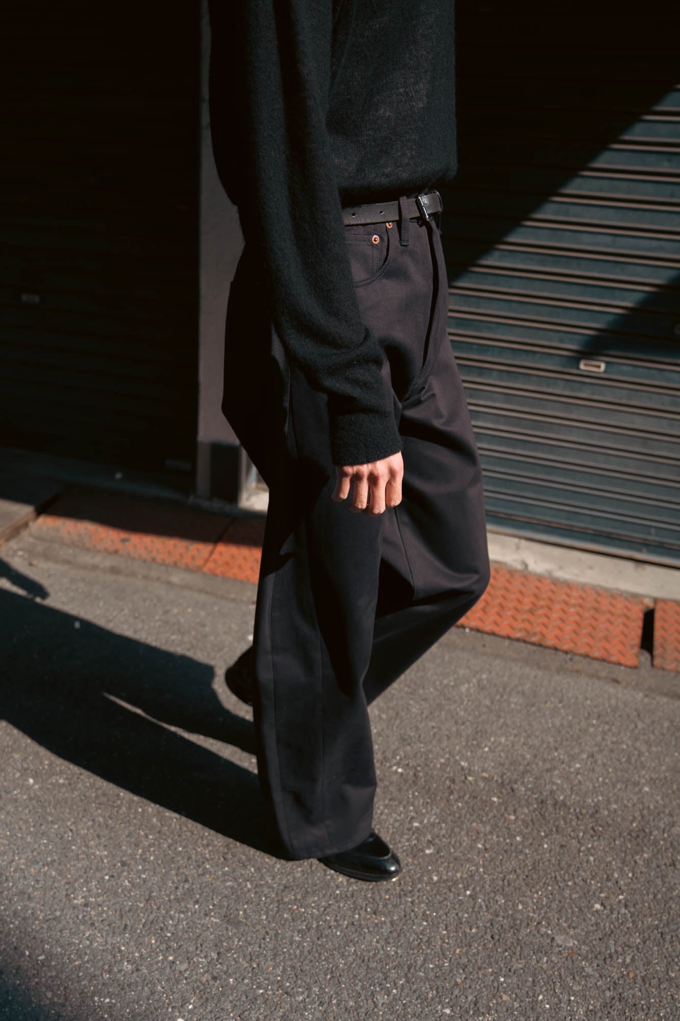 DEFORMATION WIDE COTTON PANTS(ST.1390)