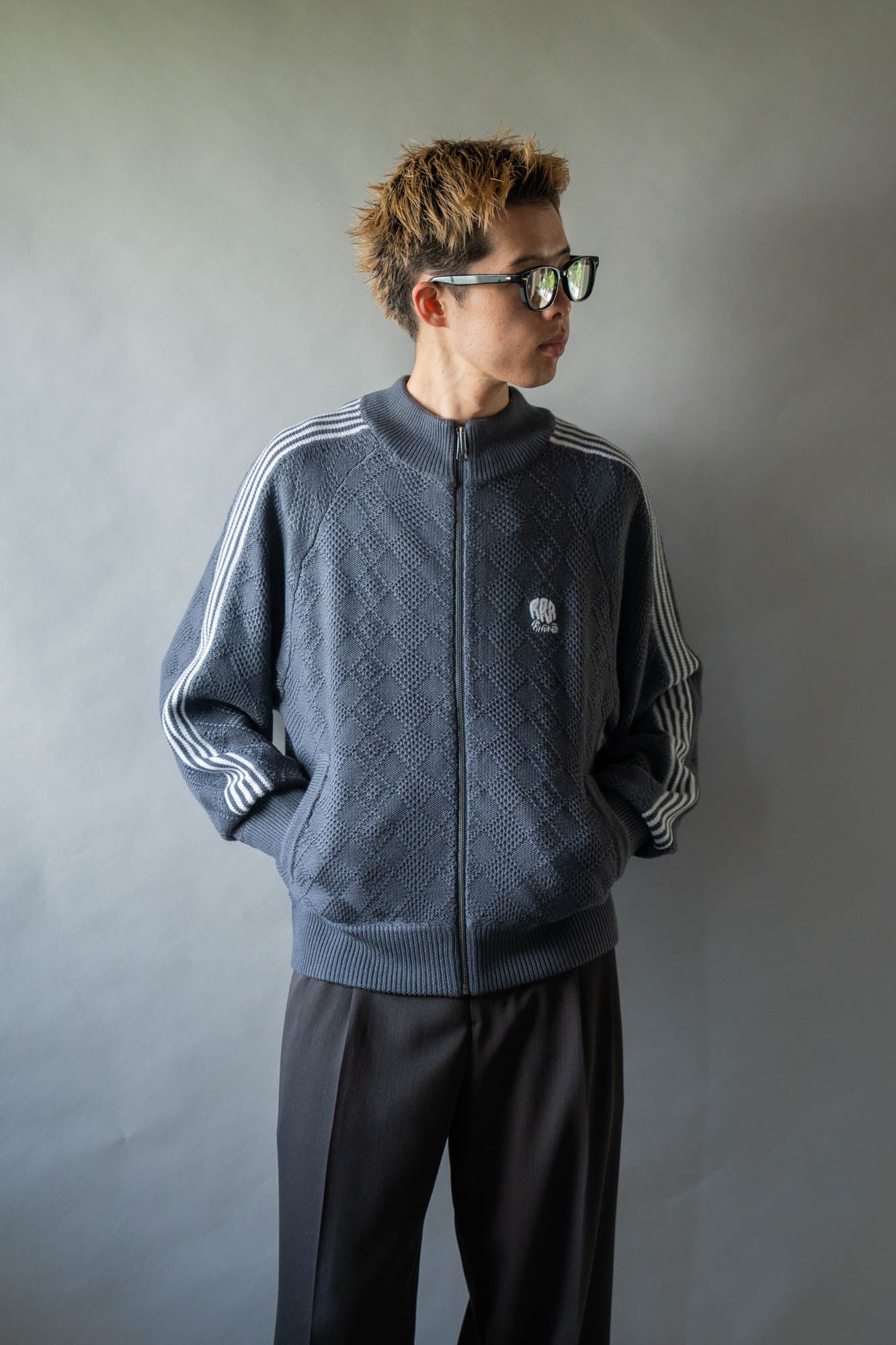 KNITTED TRAINING JACKET