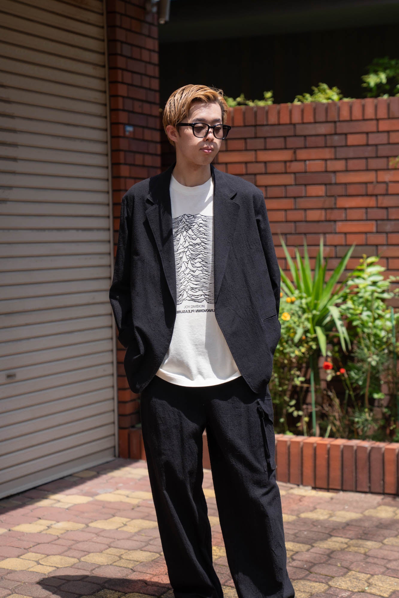 Silk/Cotton Nep Cardigan Jacket – sign | サイン