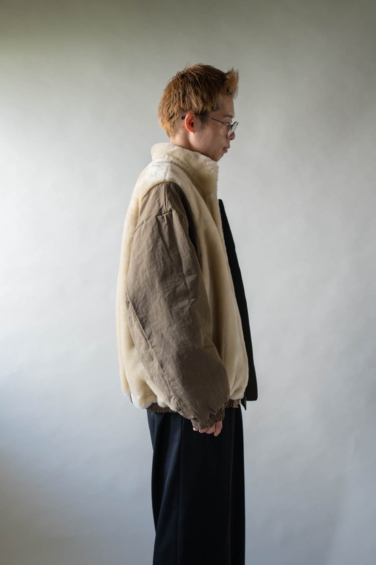 MOUTON INNER REVERSIBLE PADDED JACKET(ST.1556)