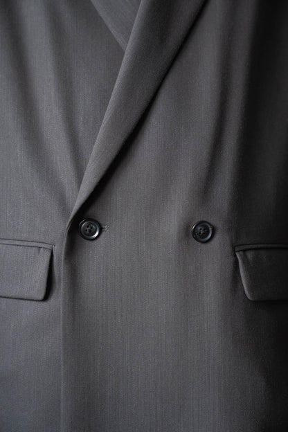 DOUBLE-BREASTED RELAX SHOULDER JACKET
