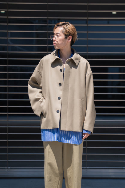 WOOL OVERSIZE SHORT COAT