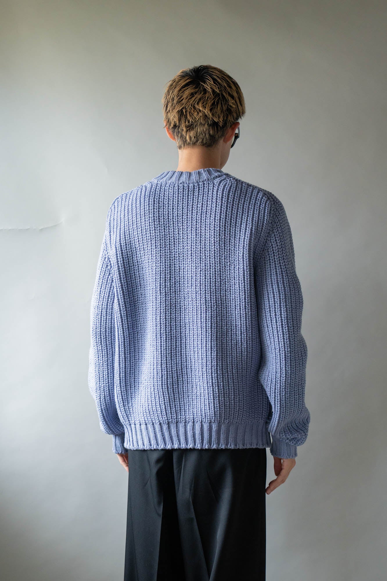 Belt. Slit Knit in Merinos d`Arles
