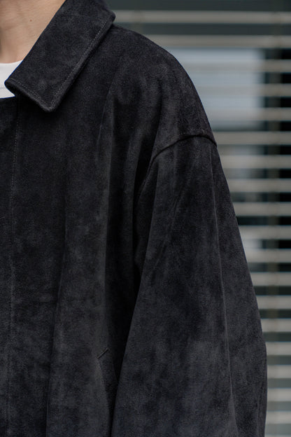 COW SUEDE ZIP SHORT JACKET(ST.1217)