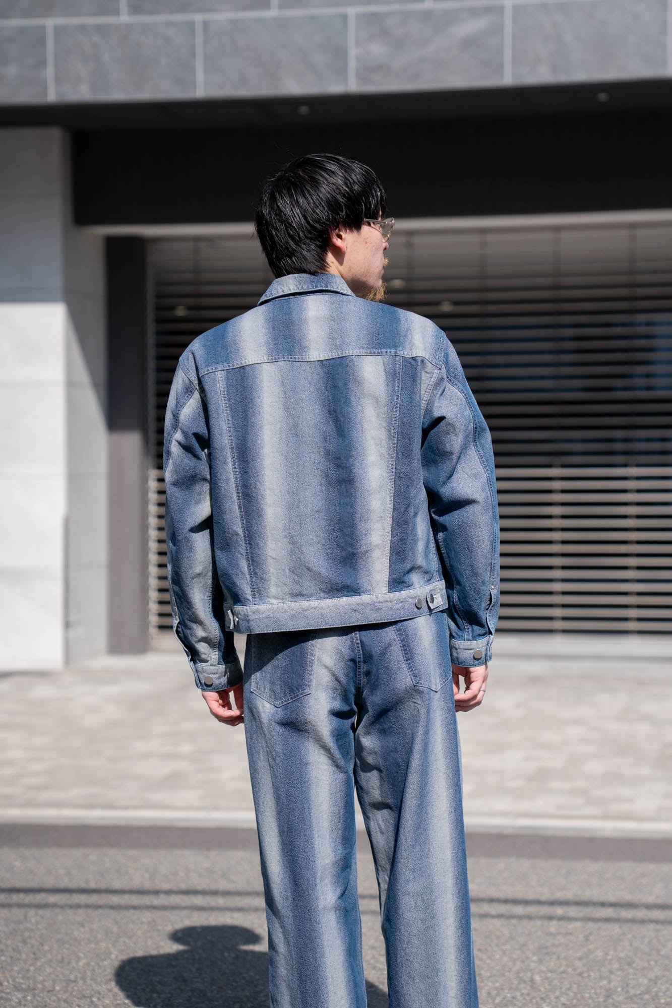 GRADATION DENIM JACKET
