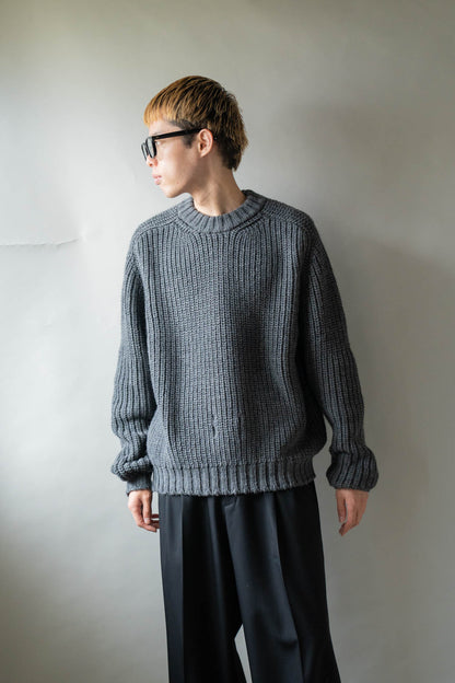Belt. Slit Knit in Merinos d`Arles