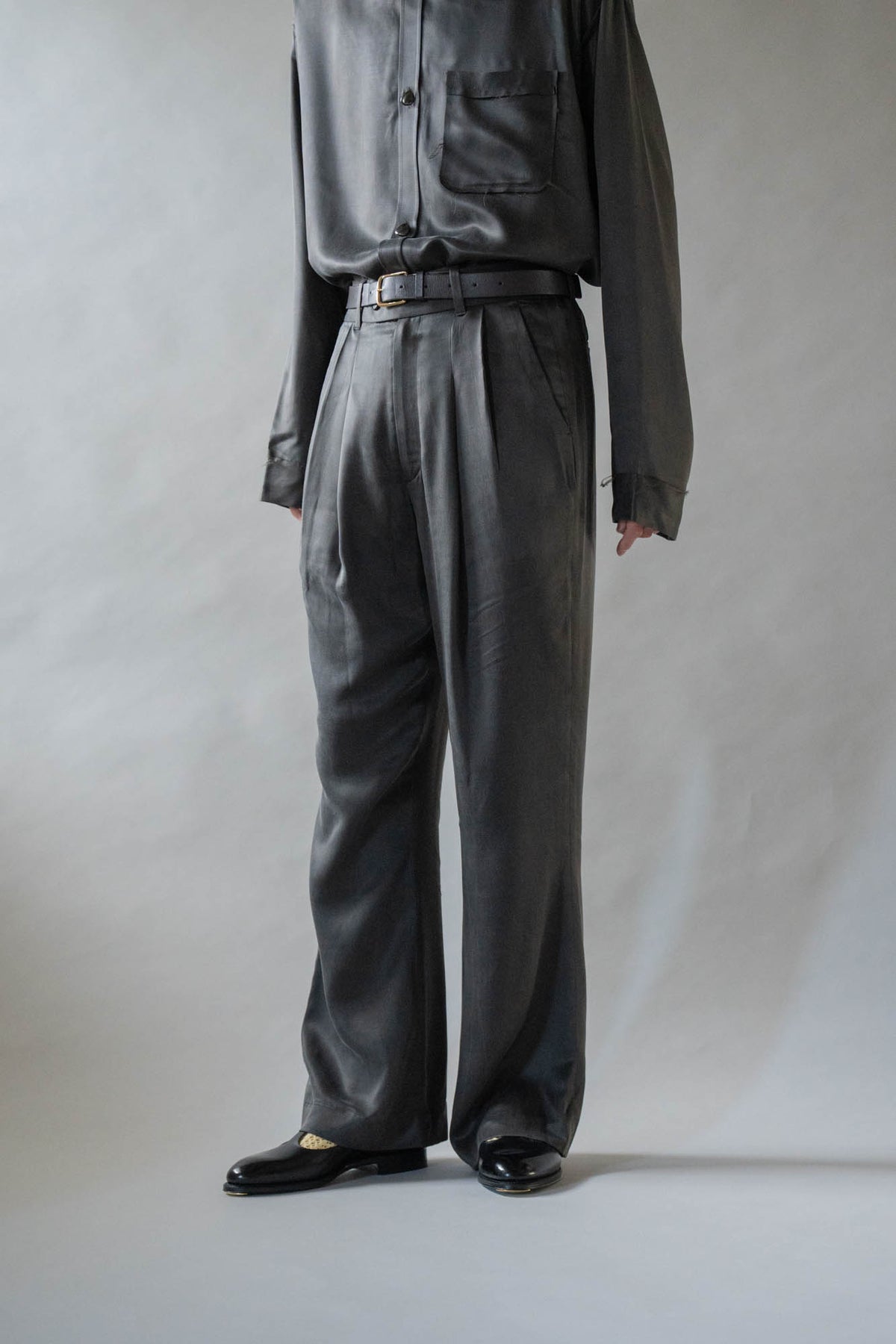 2TUCK EASY TROUSERS - CUPRO