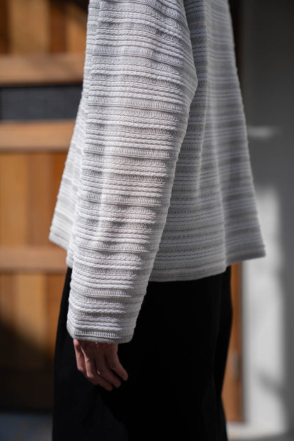LACE KNITTING PULLOVER