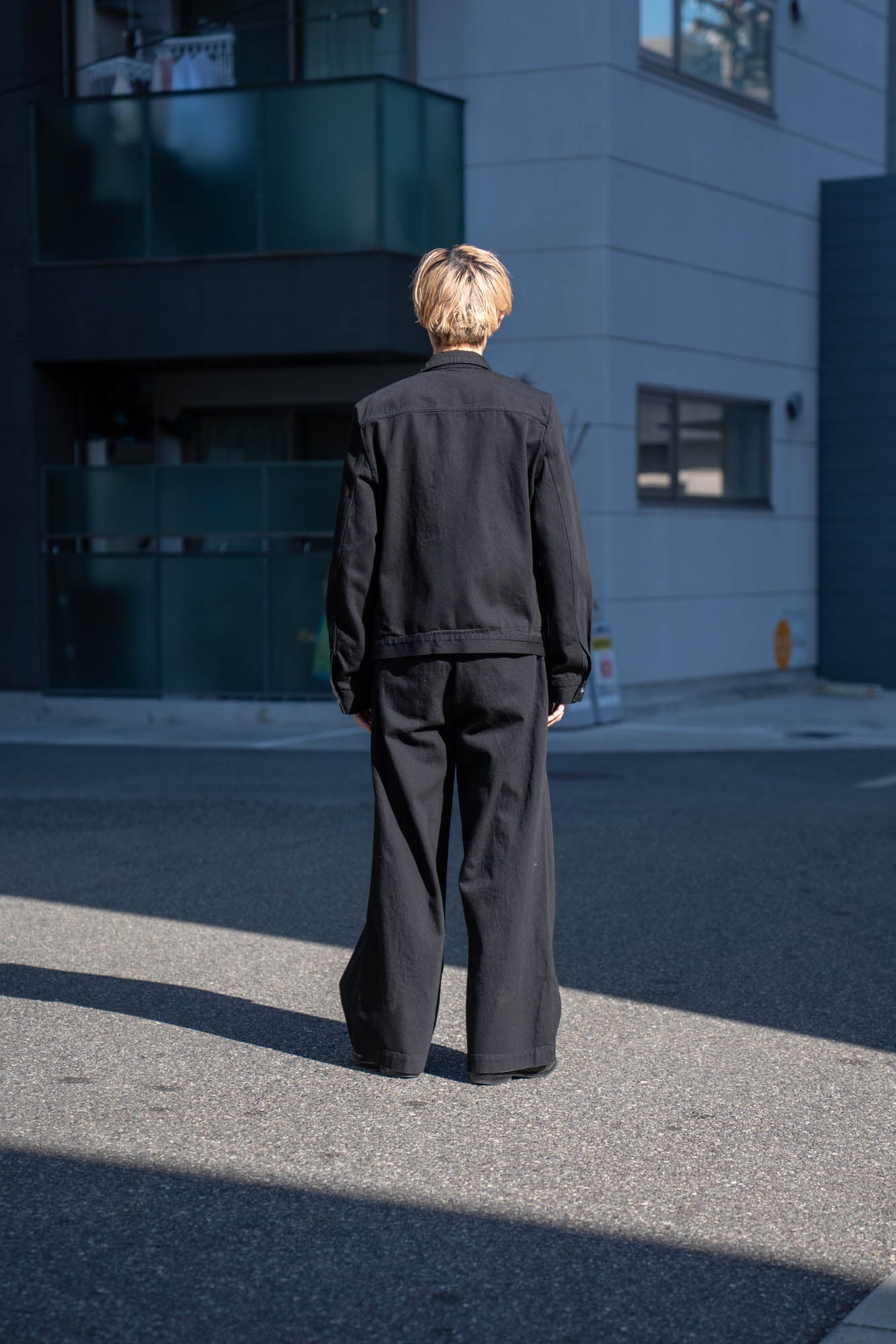 TWO TUCKS BUGGY PANTS