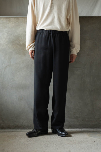 Drawstring Trouser in Rayon Tricotine