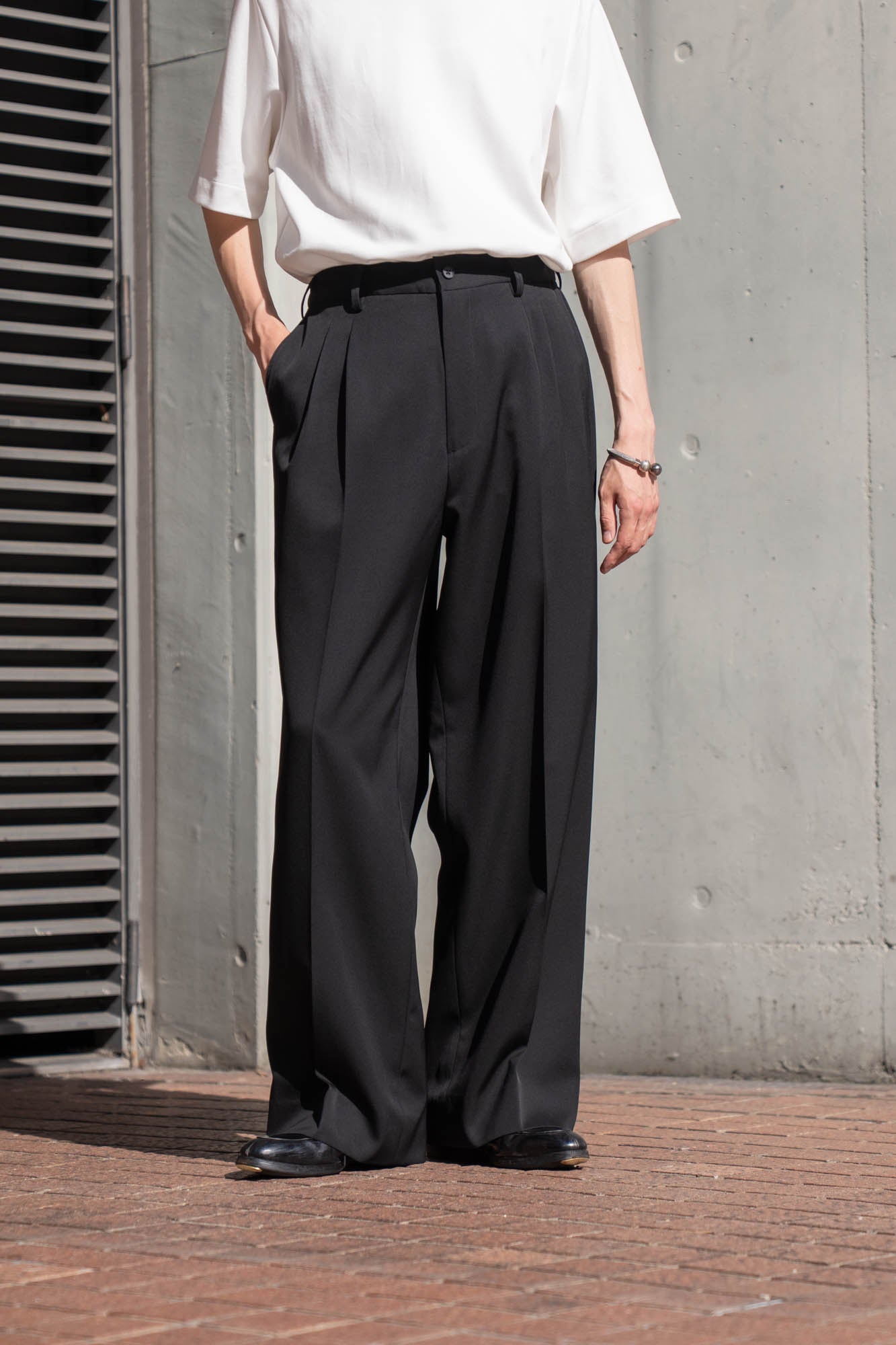 EASY LONG WIDE TROUSERS(ST.1610)
