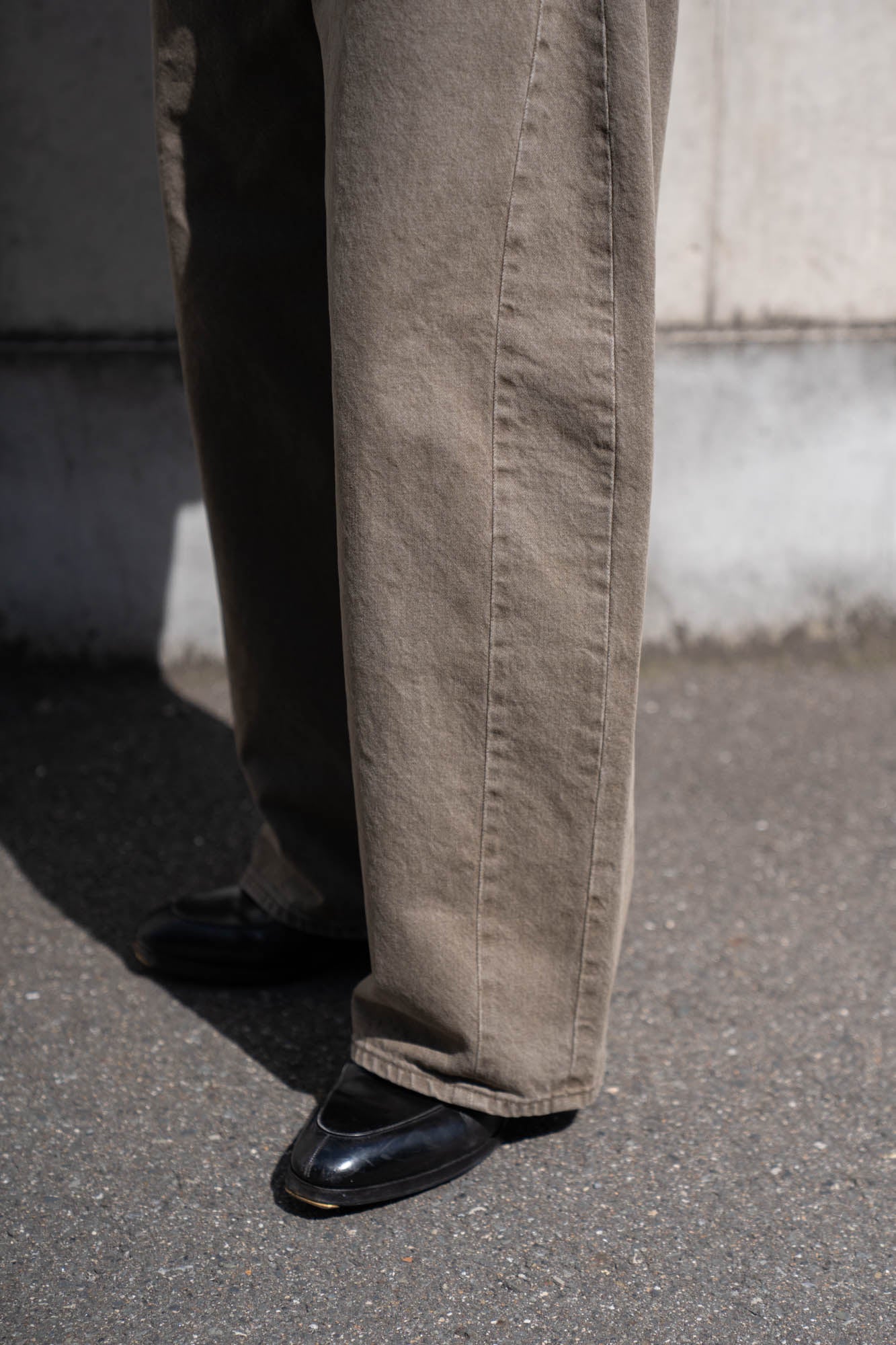 DEFORMATION WIDE COLOR DENIM PANTS(ST.1565)
