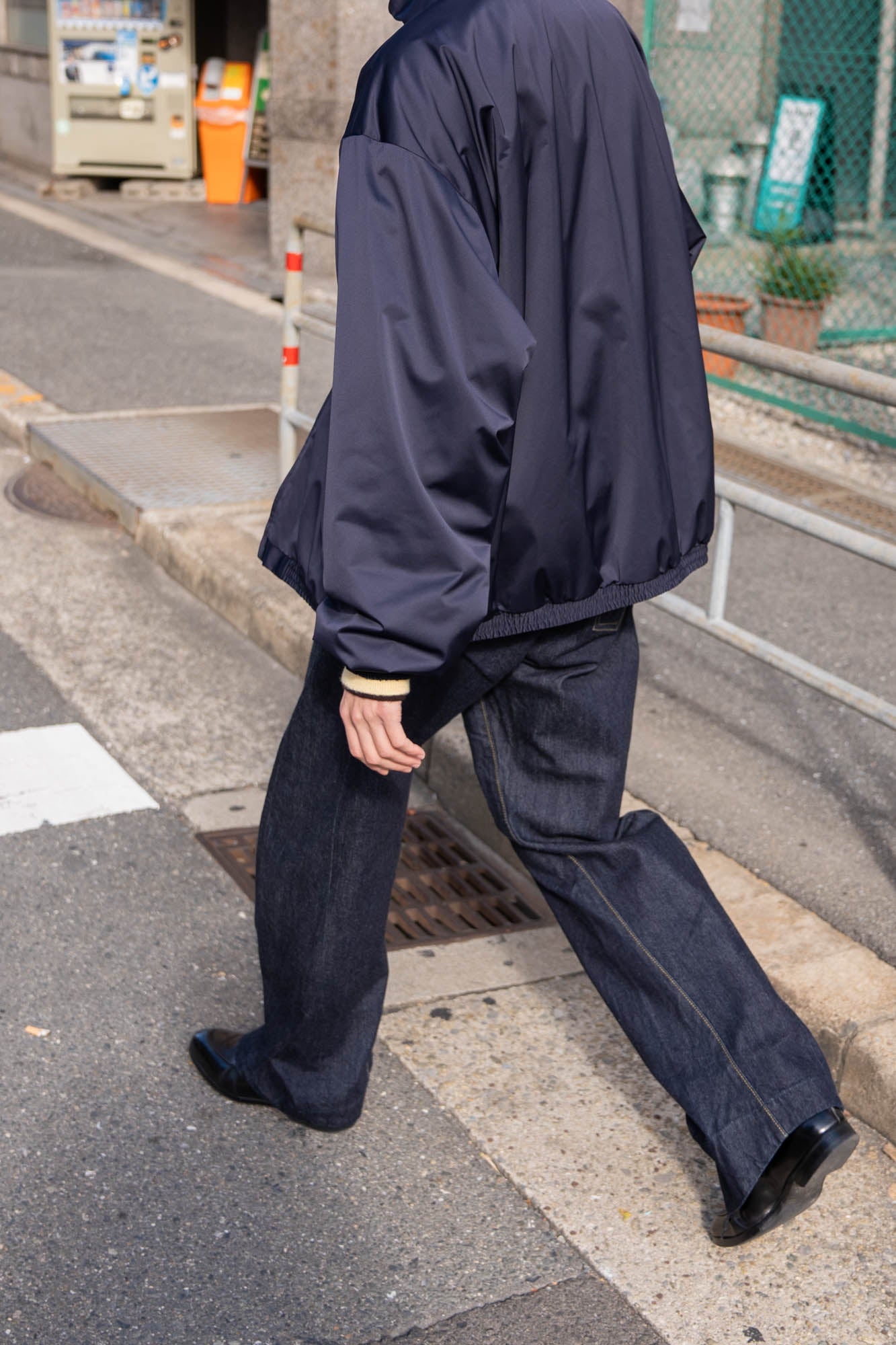 SILK-BACK STAND COLLAR ZIP JACKET(ST.1378)