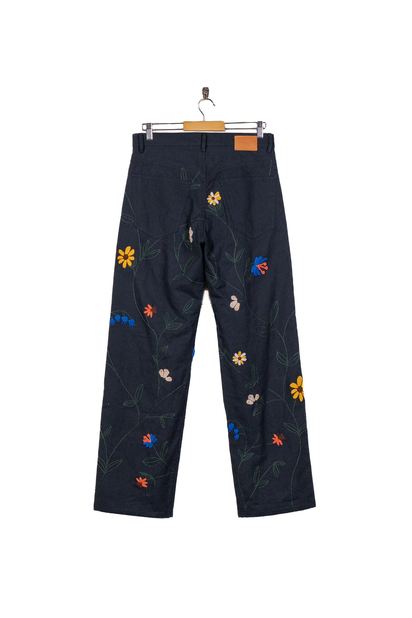 Hand embroidery pants