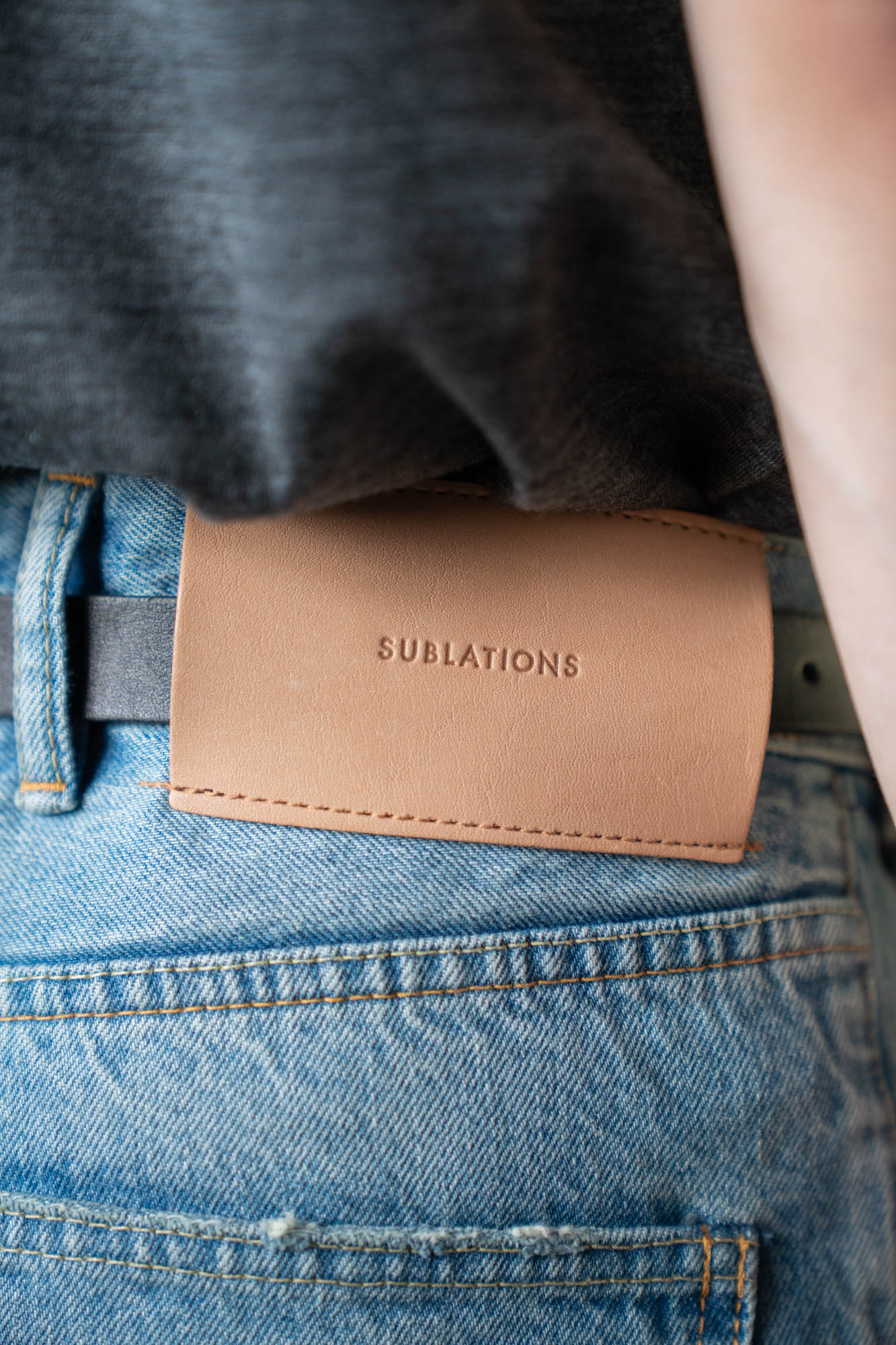 ORDINARY STRAIGHT DENIM PANTS .16 -Brando-