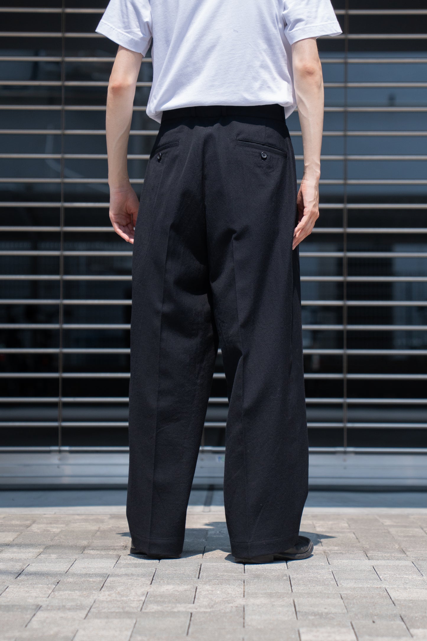 Wool Gabardine Trousers