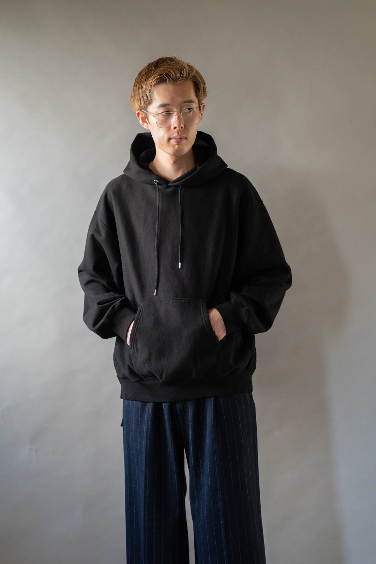 Soft&Hard Sweat Hoodie P/O Wide